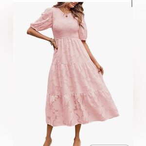 Women’s pink Amazon dress